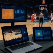Automated data analytics during a basketball event