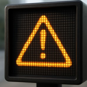 Digital warning sign for payout restriction