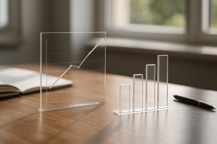 Visualization of mindset influencing prediction with simple charts