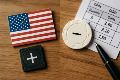 Comparing American and decimal odds visually