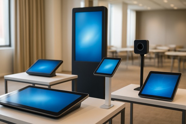 Interactive technology set up in event space for predictions