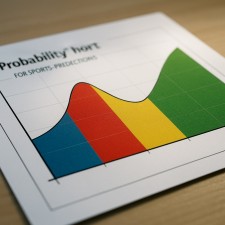 Probability chart illustrating outcomes for sports predictions