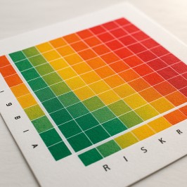 A colorful chart showing probability and risk comparison in sports wagering