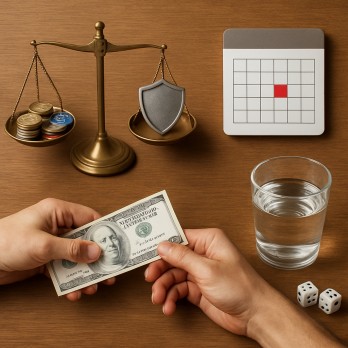 Simple infographic for safer betting practices